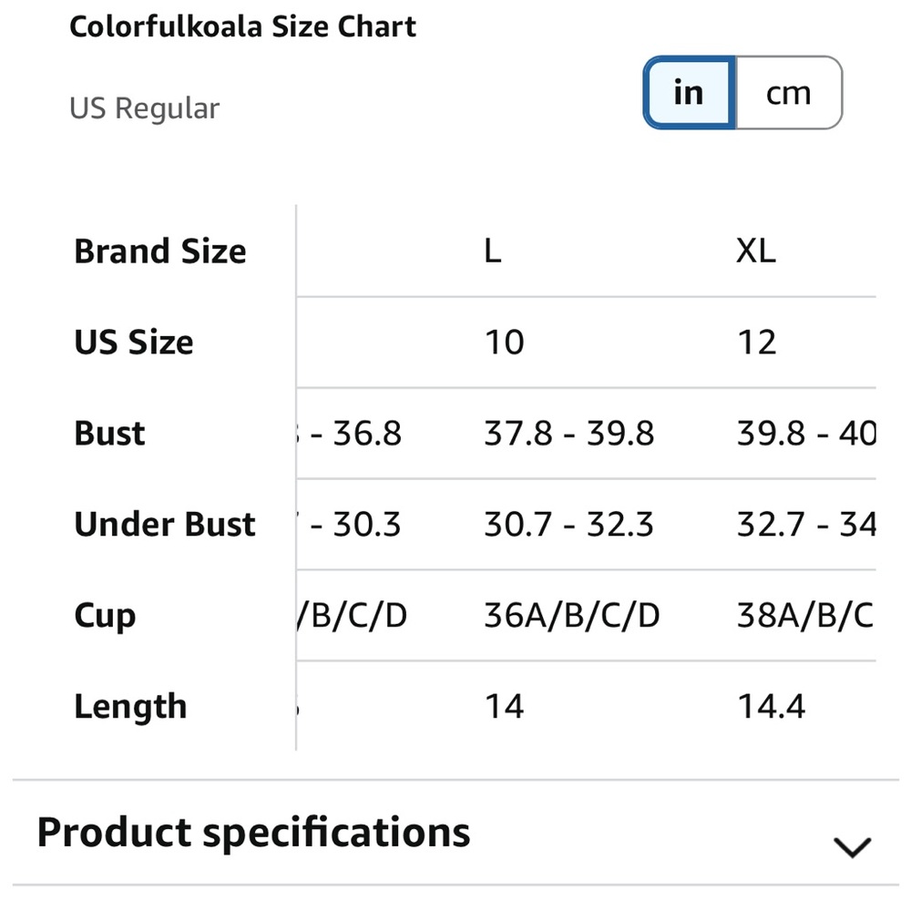 Colorfulkoala Women's Dreamlux Bowknot Strappy Sports Bra Large - Picture 5 of 6